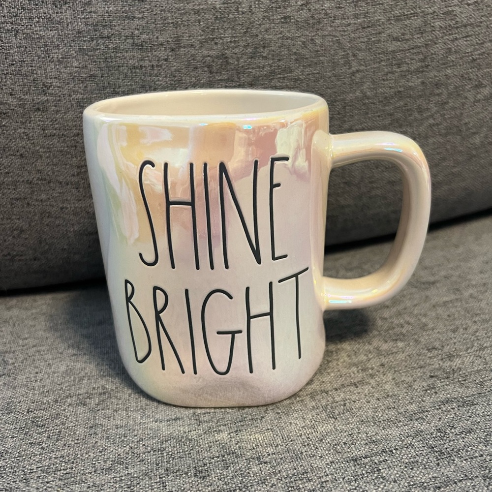 Iridescent Rae Dunn‎ Shine Bright Coffee mug